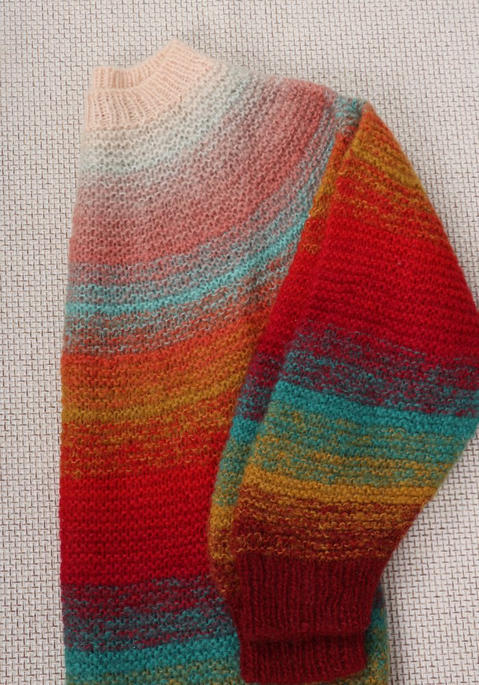 rainbow knit